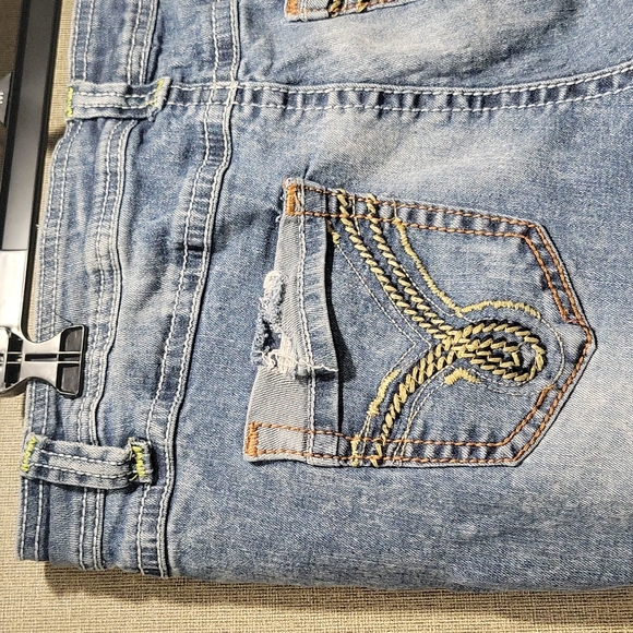 ZANADI Women's Distressed Denim Boho Jeans Sz 18 - Picture 9 of 12